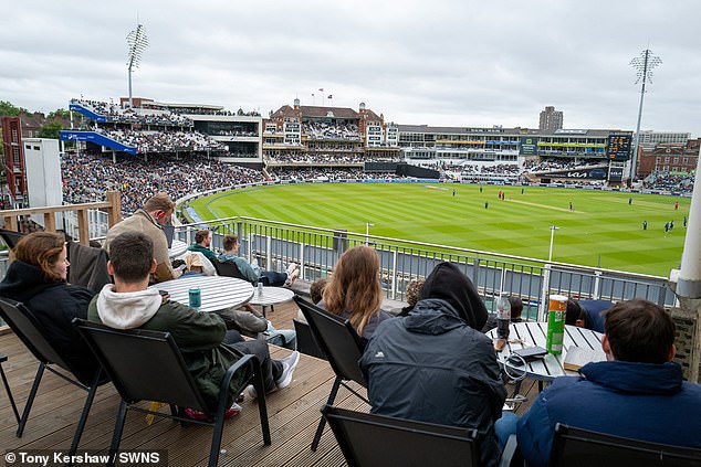 Cricket fans who want to stay at the heart of the action will be bowled over by a set of dream flats at Oval Mansions, pictured, overlooking one of the sport's most iconic venues