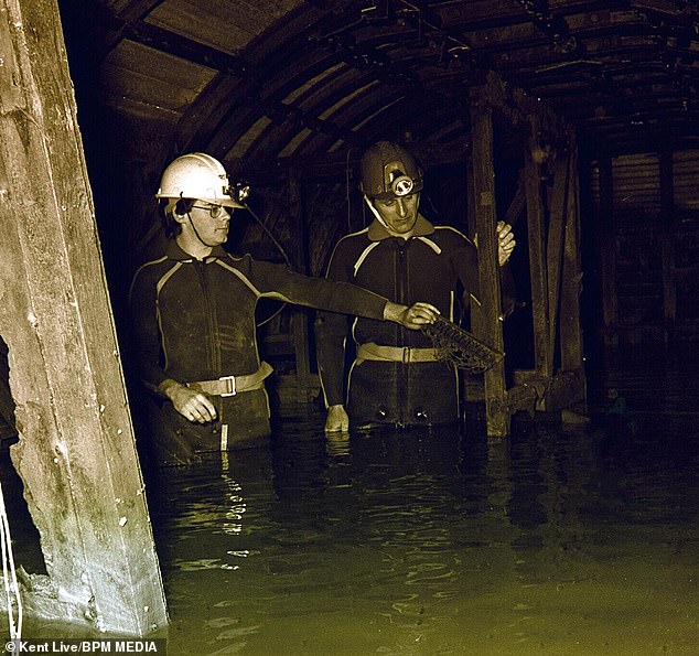 The Cave Club visited the underground war-time bunker in Hargate Forest in Tunbridge Wells in 1979. The complex had two long tunnels with eight rooms leading off