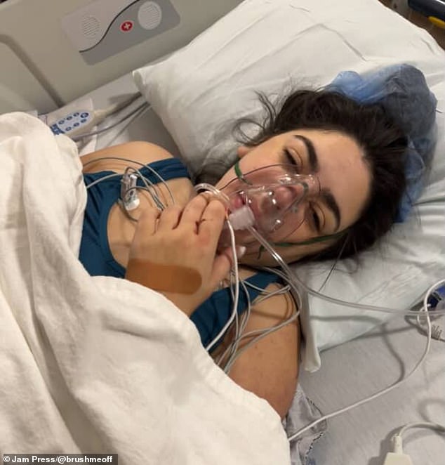 Four weeks after welcoming baby Zuma, she began to bleed profusely, eventually losing four liters of blood
