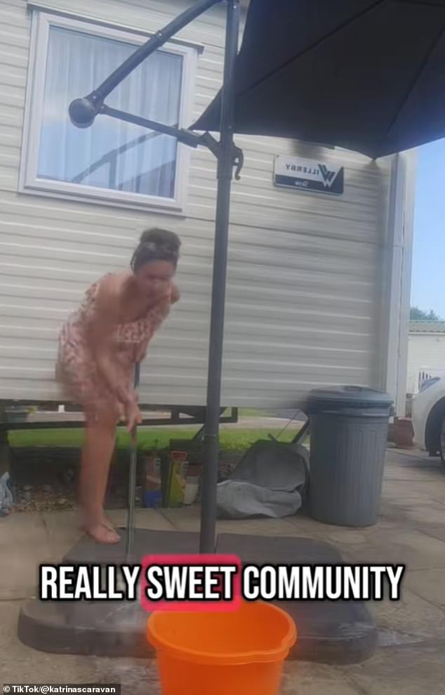 Katrina, 31, has ditched her £1,000 per month flat to live in a caravan in the south of England