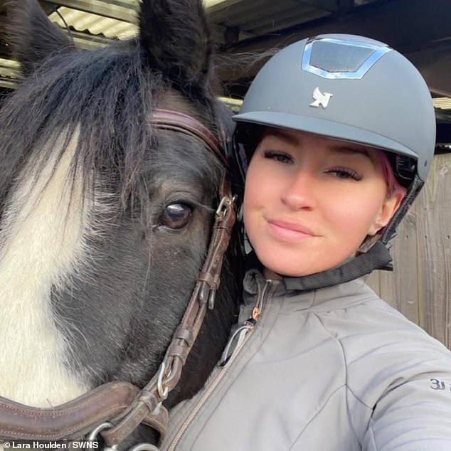 Lara Houlden, 29, loves the gathering of gypsies and travellers so much that she travelled from Lincoln to Cumbria for the annual celebration