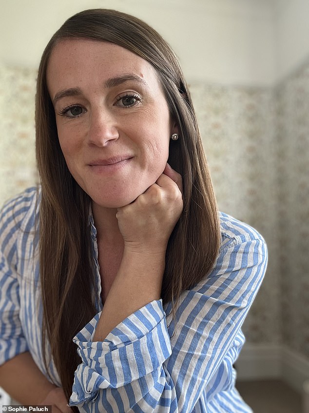 Sophie Paluch (pictured) and her husband were having so much trouble sharing a bed they decided to start sleeping in separate bedrooms - and it revitalised their marriage