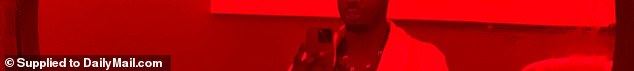 Anton Harden, who participated in Diddy's hotel freak offs, where the rooms were often bathed in red light, the bed covered in towels, and a camera phone was attached to a tripod. He is pictured at a hotel room before a tryst