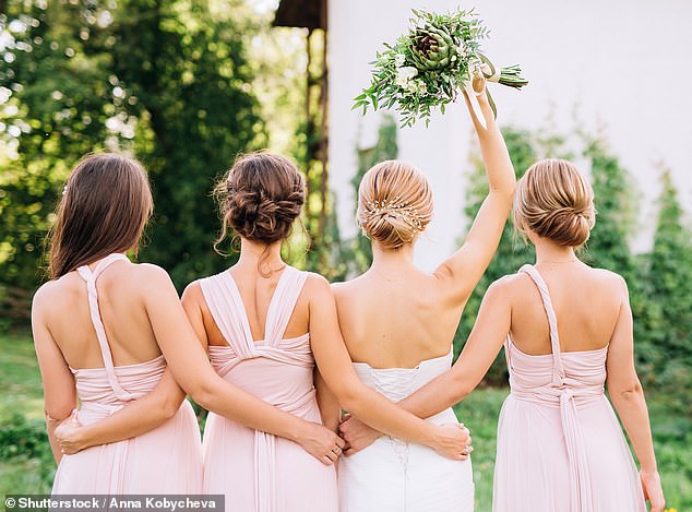 A fuming wedding guest has revealed how she was only picked to be her friend's bridesmaid because of her hair colour (stock image)