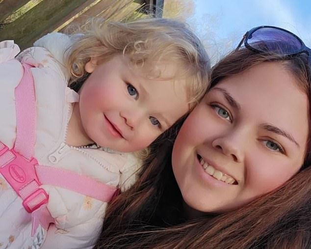Kanisha Collins, who has stage-four cancer, pictured with her daughter Amaya. She has criticised doctors for waiting five months to test a mass on her pancreas