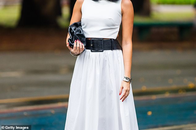 The white poplin skirt has quickly become a summer wardrobe staple
