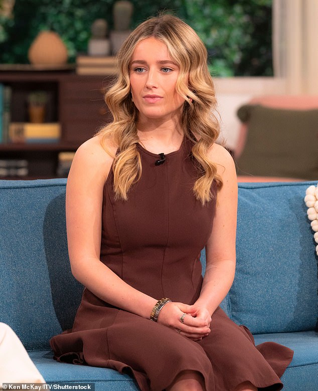 Sarah Corbett Lynch (pictured), 18, appeared on This Morning today, sitting down with presenters Ben Shepherd, 50, and Cat Deeley, 48, to tell all about her experience
