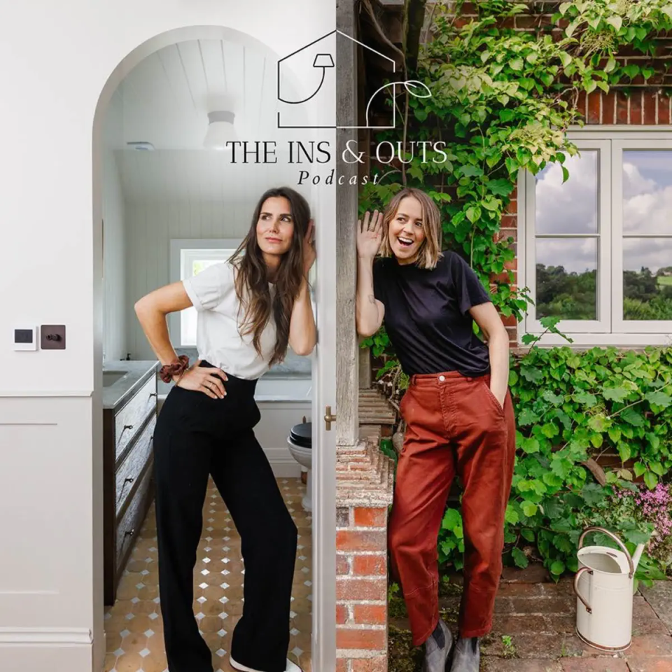 The Ins & Outs Podcast hosts, Jojo Barr and Pollyanna Wilkinson.