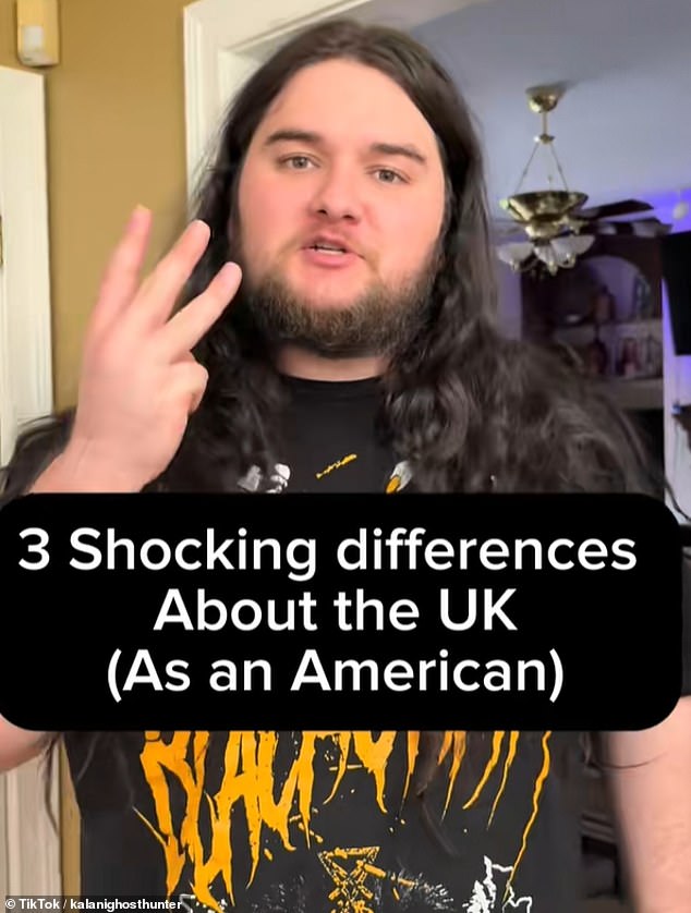 He previously revealed the three culture shocks he experienced when he moved from America to the UK, including the lack of tipping culture