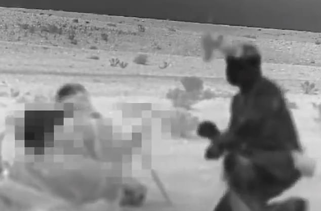 Video shared by the agency today showed what appeared to be special forces dressed entirely in black and equipped with night vision goggles in a remote, undisclosed location