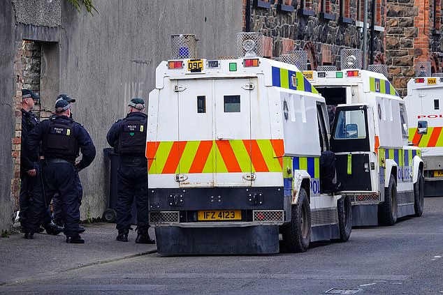 There has been an intensive police presence on Ballymena's Clonavon Terrace since it was first the scene of a sex attack and then the focus for anti-migrant rioting and arson