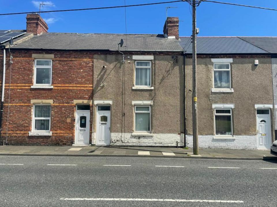 Two terraced houses.