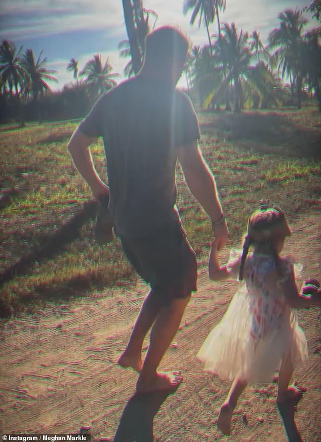 In recent weeks, Meghan has embraced a far more open approach, posting unseen family clips, despite herself and Harry previous attempts to keep their children out of the public eye