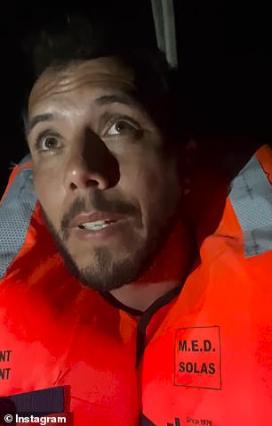 'We can clearly see a drone to our left. It's gaining on us a little bit. Please share this alert. Second alert of the night, the third day of our journey to Gaza to break the siege...'
