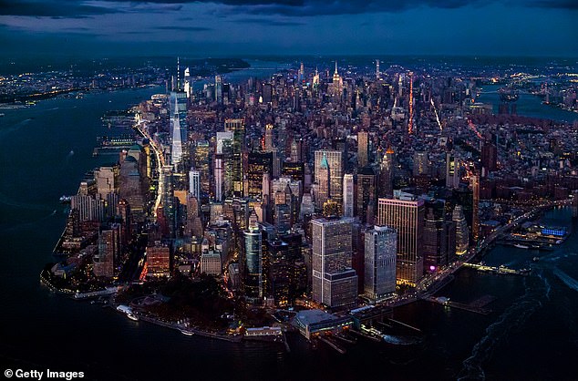 The Empire State Building stands tall as one of the most iconic buildings in the world