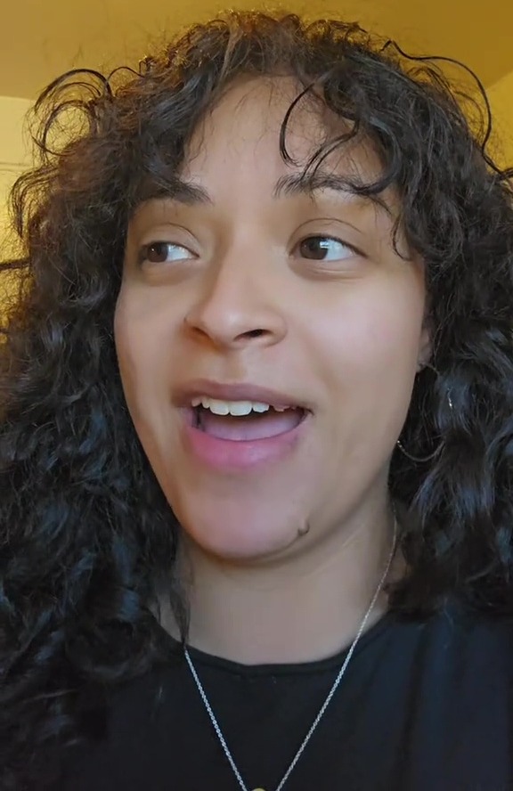 Close-up of a person speaking.