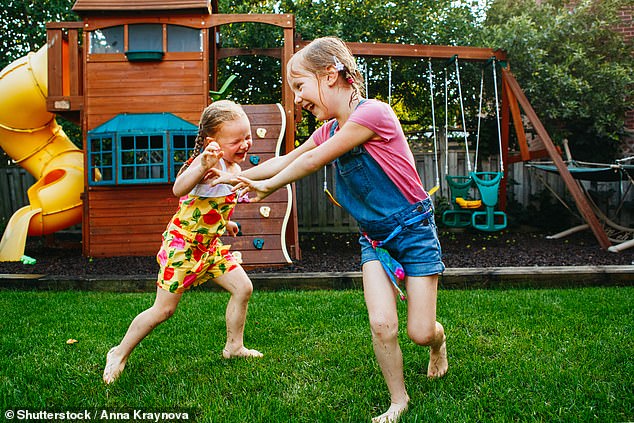 Lastly, Esther said she believes parents are micromanaging their kids' time way too much, and she stressed the importance of letting them have free time to play on their own (stock image)