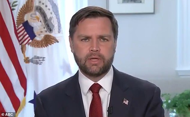 On Sunday morning, Vice President JD Vance, who said the US is 'not at war' with Iran, warned if the nation decides to retaliate 'they are going to be met with overwhelming force'