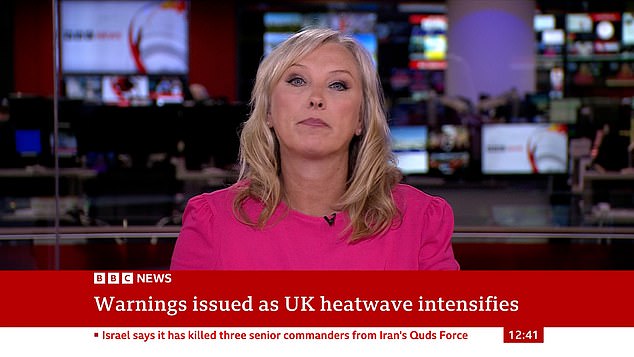 JK Rowling has hailed BBC newsreader Martine Croxall (pictured) after she overruled an autocue line which said 'pregnant people' to say 'women' instead