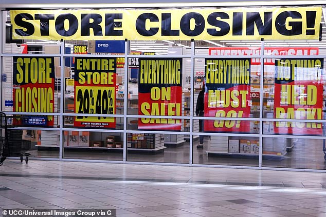 An economic downturn could see even more stores close across the US
