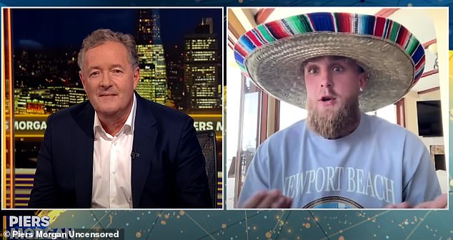 Jake Paul cut short a fiery interview with Piers Morgan after a foul-mouth tirade about the host