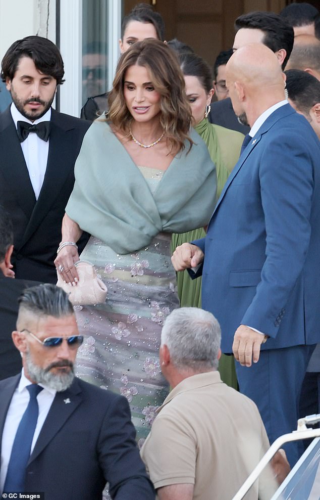 Queen Rania brought her fashion A-game as she proudly sported her new Armani gown from the Italian brand's spring/summer 2025 couture collection