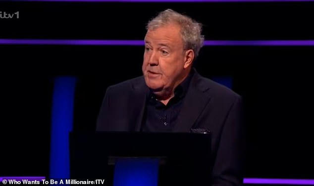 Jeremy Clarkson was left gobsmacked during a celebrity edition of ITV's Who Wants to Be a Millionaire ¿ all thanks to an unexpected confession from presenter Steph McGovern