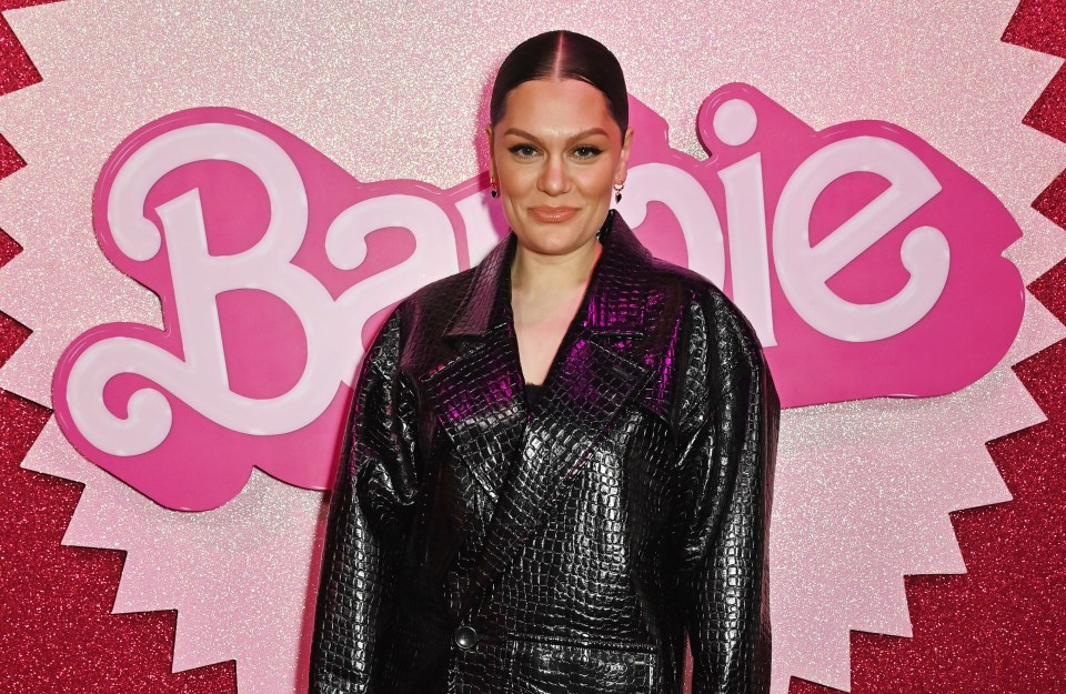 Jessie J at a Barbie movie screening.