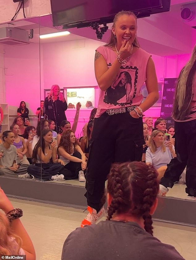 JoJo Siwa has revealed the moment she realised she had feelings for Chris Hughes , as she hinted she may relocate to the UK to be with him
