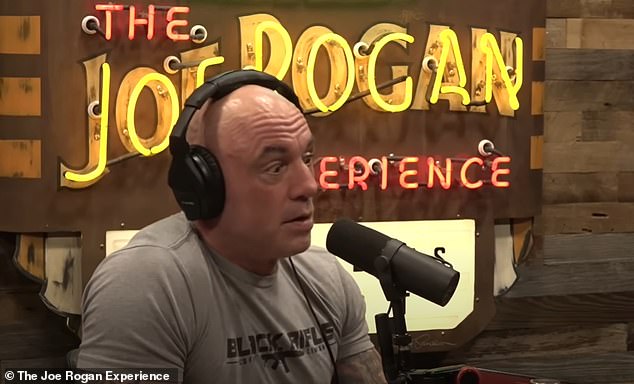 'Did you see, Lou Elizondo, these photos that are supposedly of a real alien?' Rogan said. 'It's so dumb. The photos look blurry... of the photos of the dead alien. This is crazy'