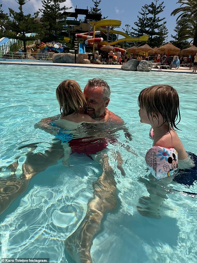 Kara Tointon paid tribute to her fiancé Marius Jensen on Father's Day as she shared a series of adorable photos