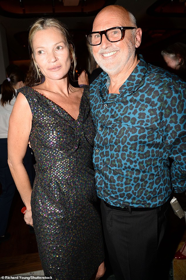 Kate Moss risked a run in with Fat Tony after supermodel 'snubbed' the DJ's star-studded wedding as they both attended Sam McKnight's 70th birthday in London on Tuesday evening