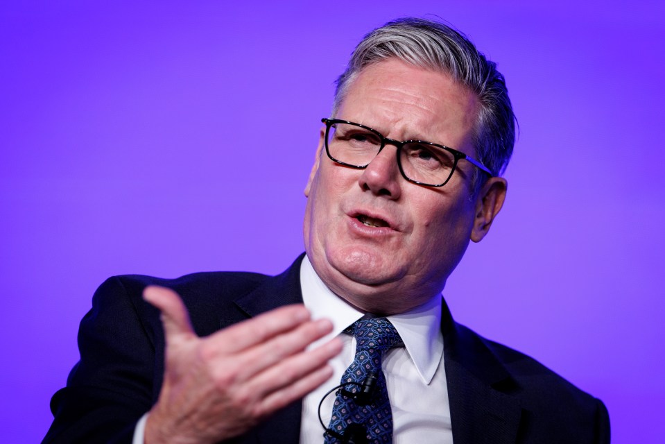 Keir Starmer speaking at London Tech Week.