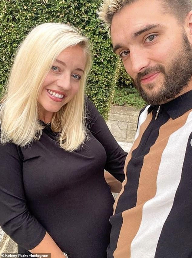 Kelsey, is also mother to Aurelia, five, and Bodhi, four, with late The Wanted singer who died in March 2022 after losing his battle with brain cancer aged just 33 (pictured with Tom 2022)