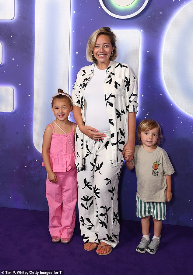 Kelsey Parker has come under fire after she admitted she doesn't put sun cream on her children, claiming 'they don't burn' and it that it 'causes skin cancer '. Pictured with her Aurelia, five, and Bodhi, four