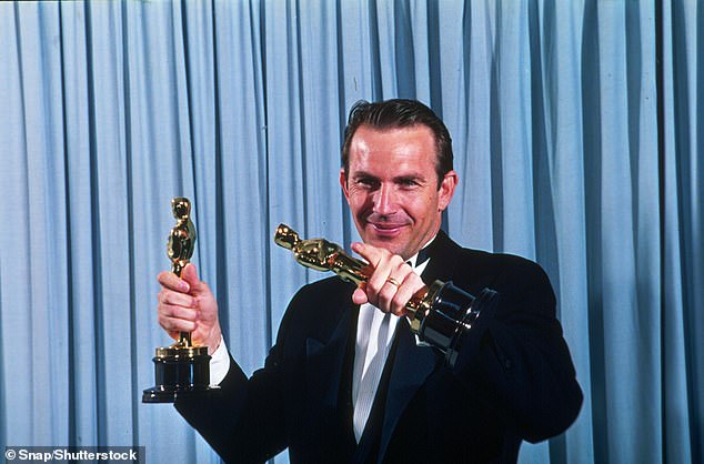 But Costner announced that he has no intention of slowing down anytime soon and said, 'I don't even think about retiring, because I'll just move to the next thing that captures my imagination'; seen in 1991