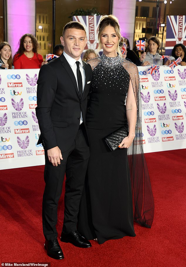 The couple wed in a lavish ceremony in Cyprus in 2016 (Kieran and Charlotte Trippier are pictured here in 2022)