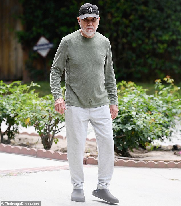 A legendary actor who has worked with numerous A-listers over the years was spotted on a rare outing in Los Angeles this week - can you guess who he is?