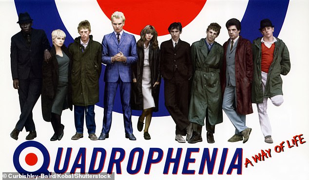 The cult classic was based on the eponymous 1972 double-album by The Who (L-R Trevor Laird, Toyah Willcox, Philip Davis, Sting, Leslie, Phil , Gary Shail, Garry Cooper, Mark Wingett)