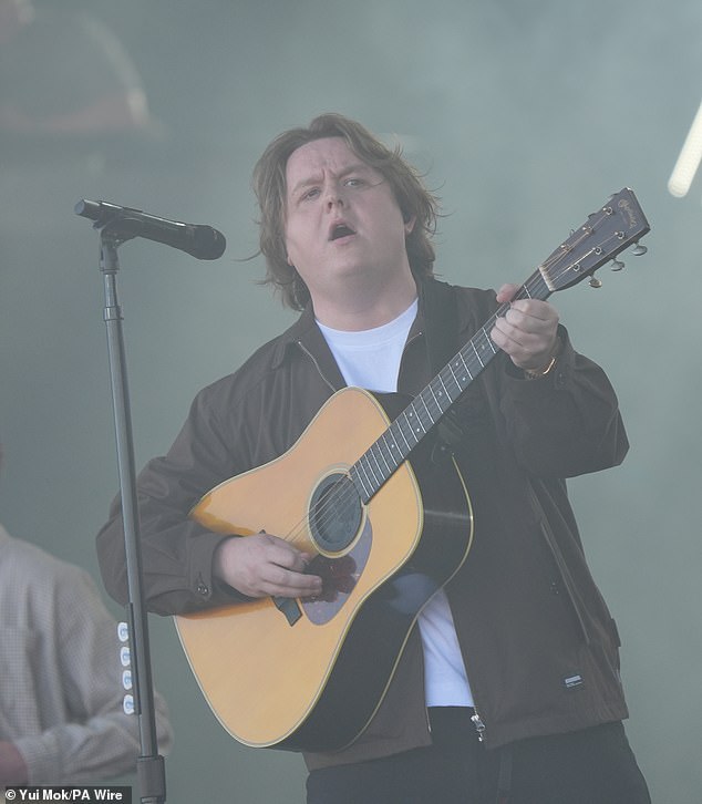 Lewis sung a number of his famous hits, before once chocking back tears as he performed brand new single Survive, which highlights the recent difficult period in his career