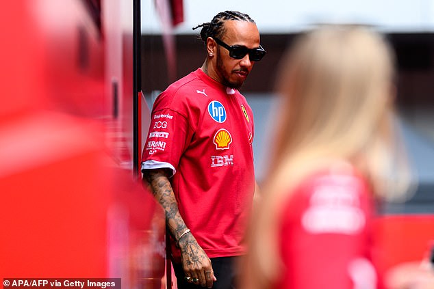 Lewis Hamilton was involved in an incident which resulted in a fire at the Red Bull Ring