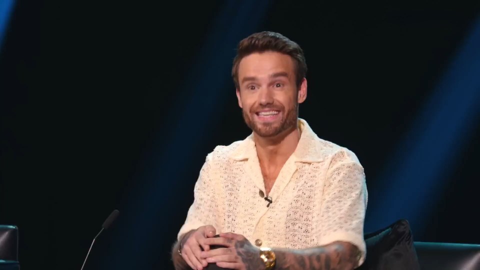 Liam Payne on the set of  "Building the Band."