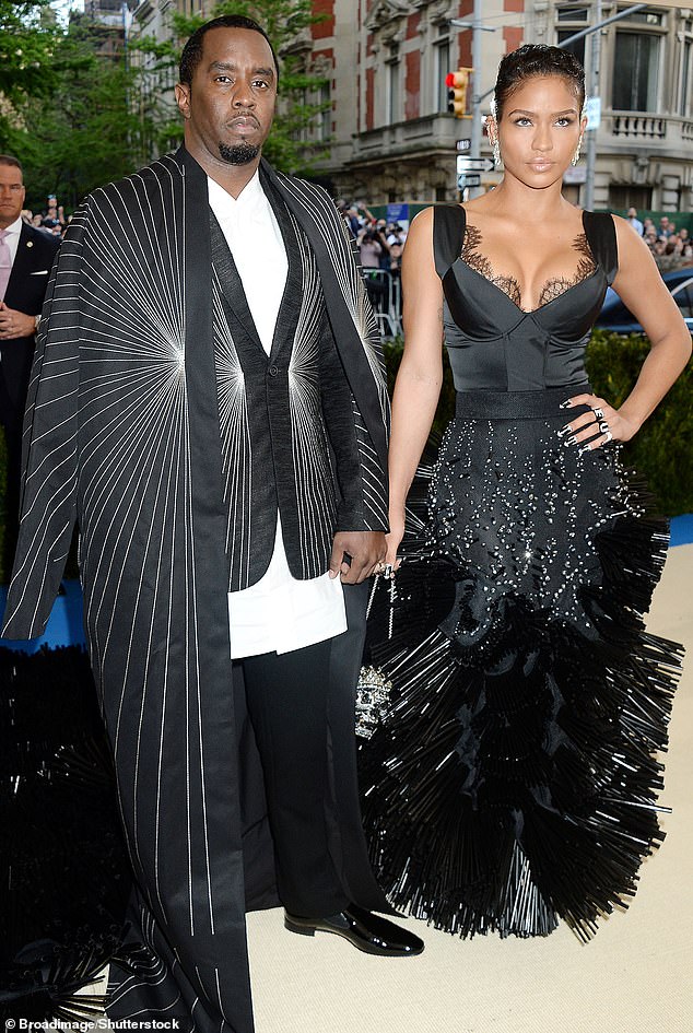 Cassie Ventura threatened to kill a man in newly-released audio from 2014 played during Diddy's trial. They are pictured in 2017