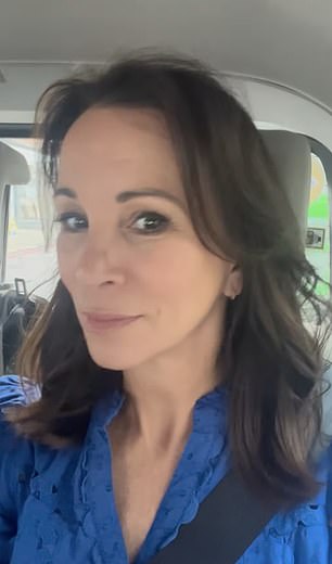 In an update to Instagram on Wednesday, she revealed she was heading back to the TV studio for the first time in a while, but had suffered 'quite a lot of hair loss'