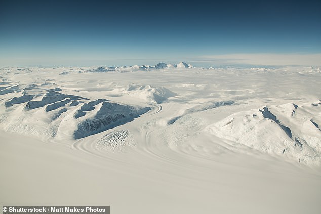 Researchers say the land was once carved by flowing rivers, shaped like the valleys and ridges we see in places like Wales or Scotland.
