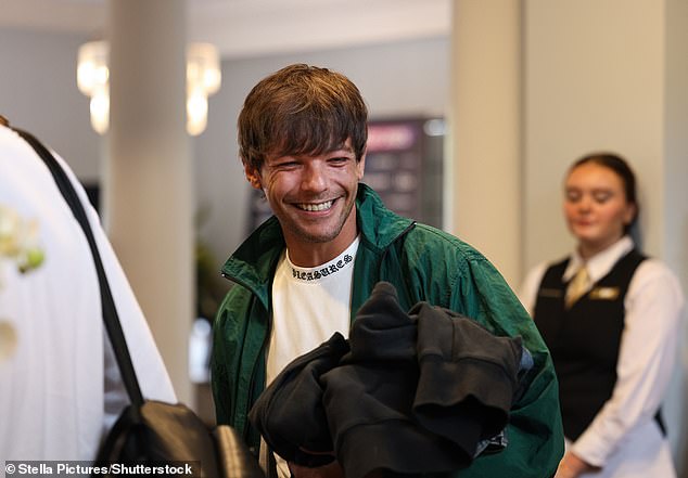 Louis Tomlinson and Sam Thompson have come face to face for the first time at Soccer Aid training on Thursday - Louis is dating Sam's ex Zara McDermott