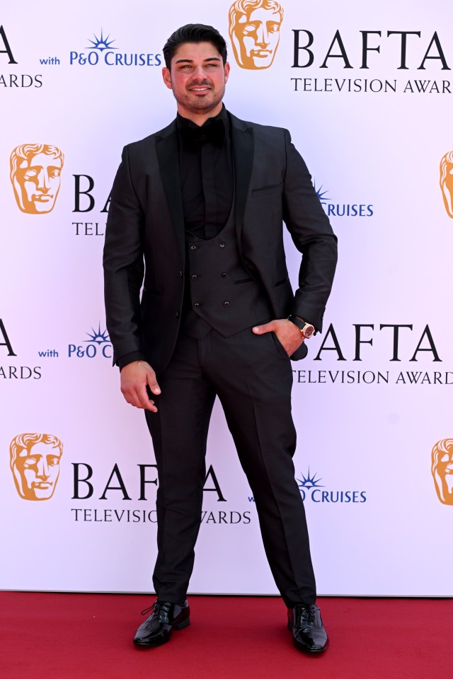 Anton Danyluk at the 2024 BAFTA Television Awards.