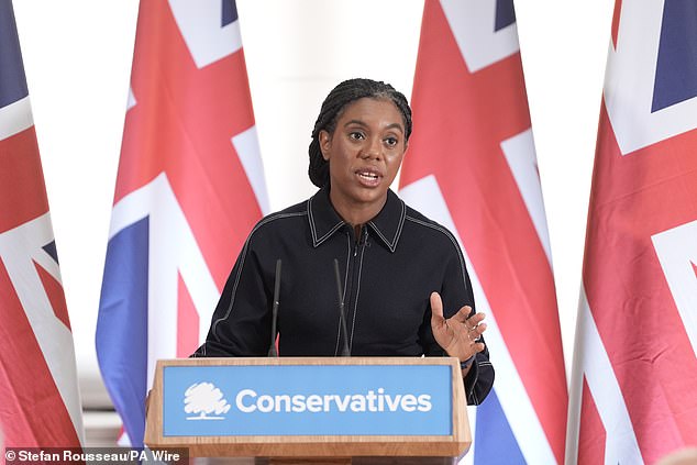 Good news for Kemi Badenoch (pictured) has been thin on the ground in recent times