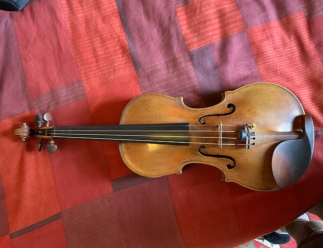 The historic violin, understood to be 285-years-old, was made in Florence in 1740 and is worth around £150,000