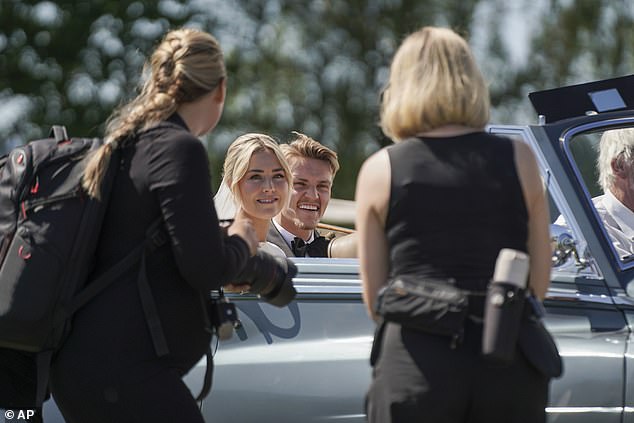 Martin Odegaard has celebrated his marriage to dancer wife Helene Spilling in Oslo, Norway